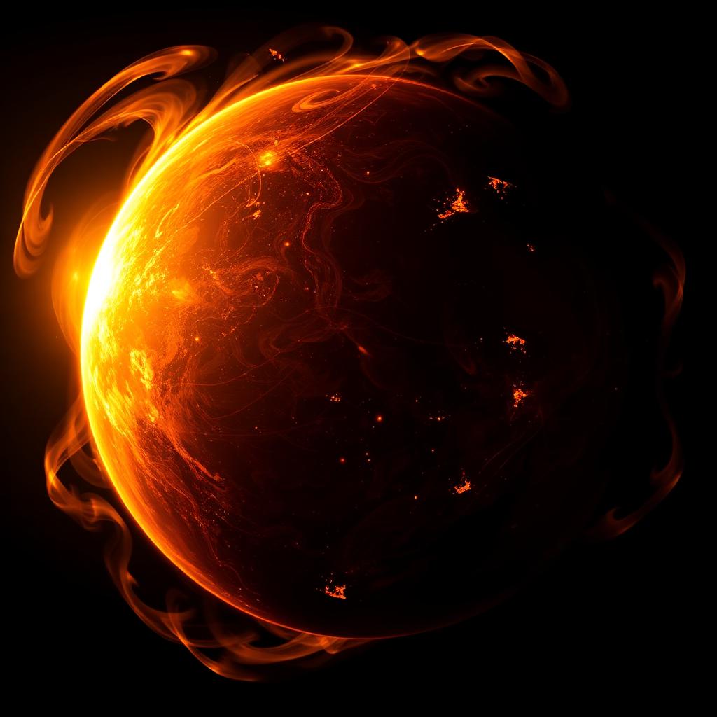 Fiery build planet